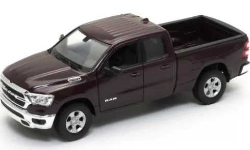 RAM 1500, dunkelrot, 2019, 1:24, Welly