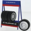 - Räderset: Alpina, 1:18, IXO