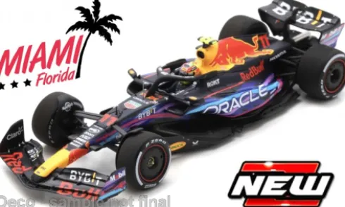 Red Bull RB19, Formel 1, GP Miami, 2023, Oracle Red Bull Racing, Red Bull, #11, S.Perez, 1:18, Bburago