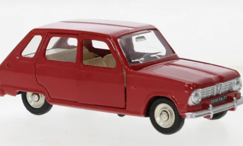 Renault 6, rot, Dinky Toys / Atlas