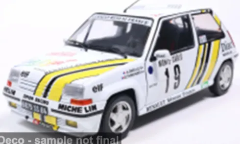 Renault 5 GT Turbo, #19, 1:18, Solido