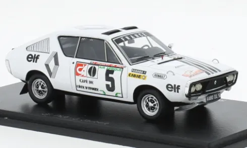 Renault 17, Rallye WM, Rallye Bandama, 1973, #5, J.F.Piot/F,Jaubert, 1:43, Spark