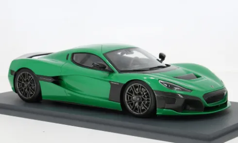Rimac Nevera, grün/schwarz, 2022, 1:18, Schuco
