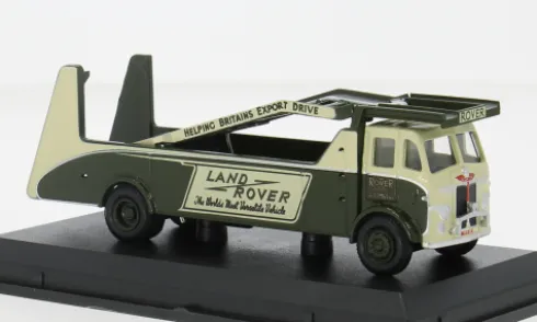 Rover Car Transporter, grün/beige, 1:76, Oxford