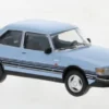 Saab 900 Turbo, hellblau/Dekor, 1986, 1:87, PCX87