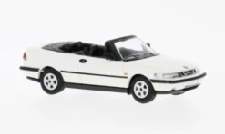 Saab 900 Turbo 16S (Aero) Cabriolet, weiss, 1987, 1:87, Minichamps