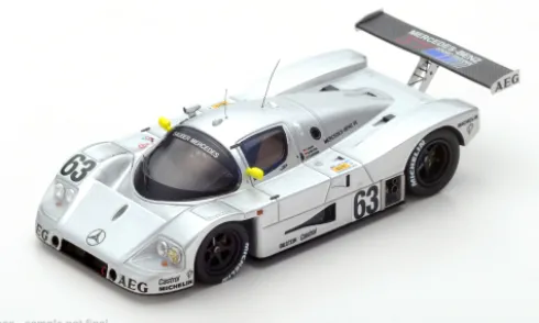 Sauber C9, 24h Le Mans, 1989, Team Sauber Mercedes, #63, J.Mass/S.Dickens, 1:43, Spark