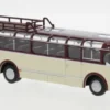 Saurer 5 GVF-U, dunkelrot/beige, 1951, 1:87, Brekina Starline