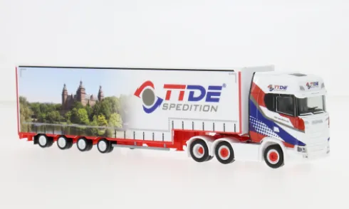 Scania CS 20 HD 6x2, TiDe Spedition, 1:87, Herpa