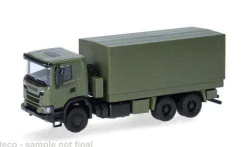 Scania XT17, dunkeloliv, 1:87, Herpa Military