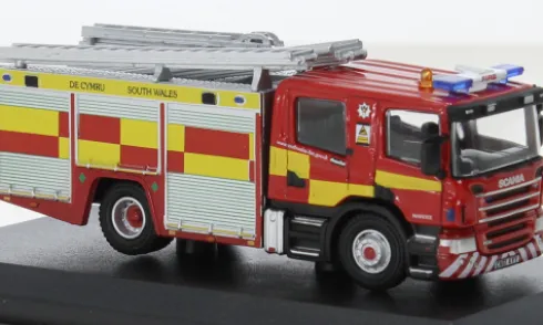 Scania CP28 Pump Ladder, South Wales Fire & Rescue, 1:76, Oxford