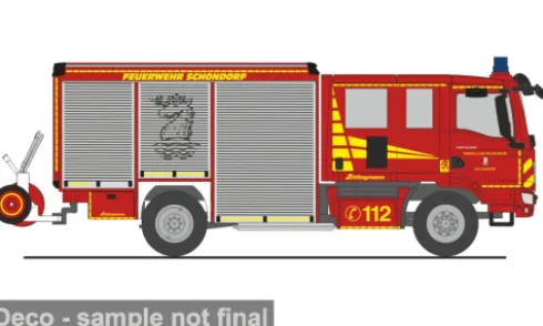 Schlingmann Varus HLF, FW Schondorf, 1:87, Rietze