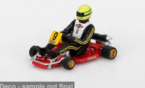 - Senna Kart Formula K, 1981, #9, A.D Silva, 1:64, Mini GT