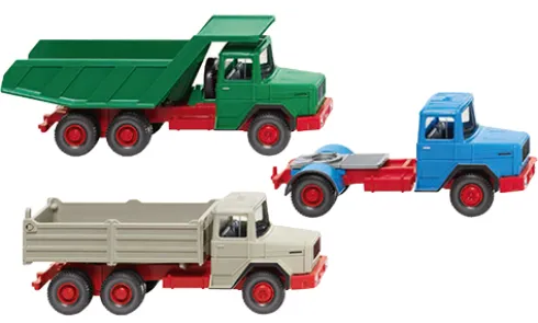 Set Magirus Baubullen, 1970, 1:87, Wiking