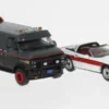 Set Vandura, schwarz/rot, 1983, 1:87, Brekina