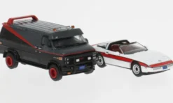 Set Vandura, schwarz/rot, 1983, 1:87, Brekina