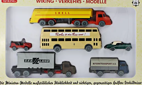 Set Wiking-Verkehrs-Modelle Nr. 101, 1:87, Wiking / PMS