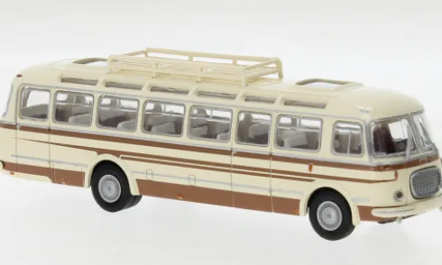Skoda 706 RTO Lux, hellbeige/braun, 1:87, Brekina Starline