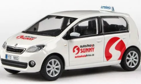 Skoda Citigo, 2012, Autoskola Sunny, 1:43, Abrex