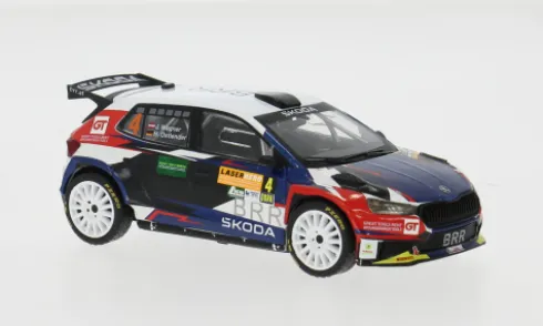 Skoda Fabia Rally2, Rally WM, Lavanttal Rally, 2024, #4, J.Wagner/H.Ostlender, 1:43, IXO