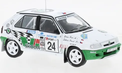 Skoda Felicia Kit Car, Rallye WM, Rally Schweden, 1995, #24, P.Sibera/P.Gross, 1:43, IXO