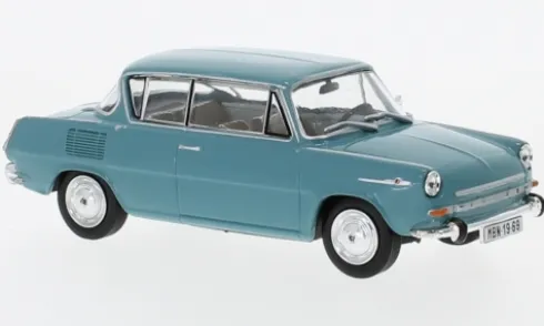 Skoda 1100MBX, helltürkis, 1969, 1:43, Abrex