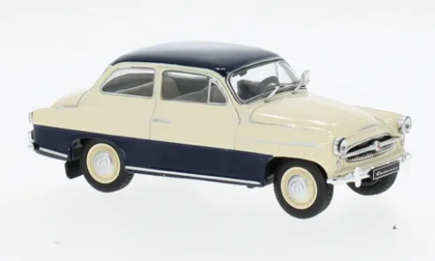Skoda Octavia, beige/dunkelblau, 1959, 1:43, IXO