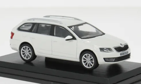 Skoda Octavia III Combi, weiss, 2013, 1:43, Abrex