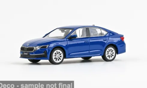 Skoda Octavia IV FL, blau, 2024, 1:43, Abrex