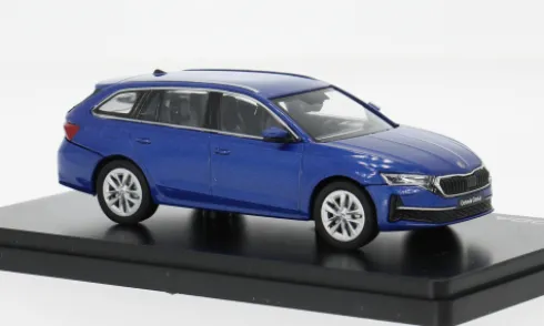 Skoda Octavia IV FL, blau, 2024, 1:43, Abrex