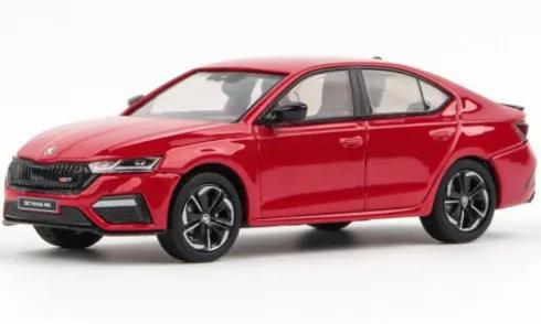 Skoda Octavia IV RS, dunkelrot, 2020, 1:43, Abrex