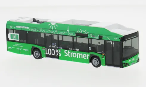 Solaris Urbino 12 electric, 2019, Freiburger Verkehrs AG, 1:87, Rietze