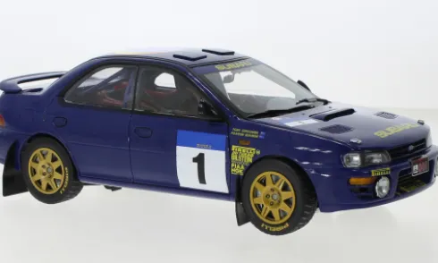 Subaru Impreza 555, Rallye Hong Kong - Peking, 1994, #1, P.Bourne/T.Sircombe, 1:18, Sun Star