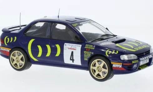 Subaru Impreza 555, Rallye WM, Tour de Corse, 1995, #4, C.McRae/D.Ringer, 1:24, IXO
