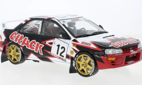 Subaru Impreza 555, Rally Ypern, 1998, Crack, #12, P.Litaer/G.Derammelaere, 1:18, Sun Star