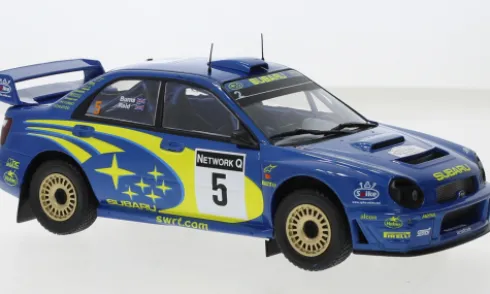 Subaru Impreza S7, Rallye WM, Rally of Great Britain, 2001, #5, R.Burns/R.Reid, 1:24, IXO