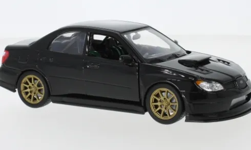 Subaru Impreza WRX STI, schwarz, 1:24, Welly