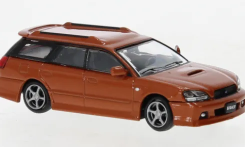 Subaru Legacy Touring Wagon GT-B, orange, 2002, 1:64, BM Creations