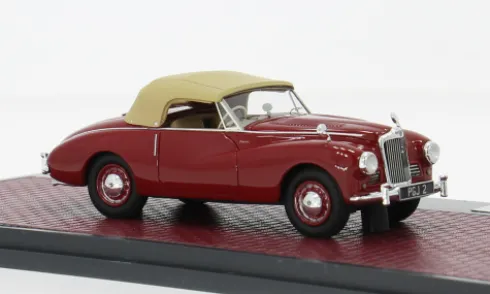 Sunbeam Alpine, dunkelrot/hellbraun, 1953, 1:43, Matrix