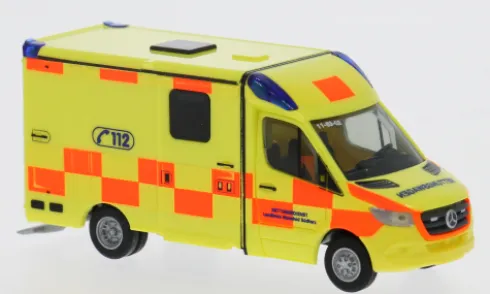 System Strobel RTW, 2018, Eigenbetrieb Rettungsdienst Südharz - Mansfeld, 1:87, Rietze