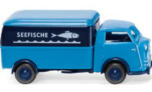 Tempo Matador Kastenwagen, 1949, Seefische, 1:87, Wiking