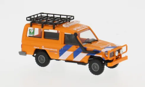 Toyota Land Cruiser HZJ 78, 1985, Reddingsbrigarde Petten (NL), 1:87, Busch