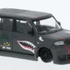 Toyota bB 2000 - ncp31, dunkeloliv/Dekor, 1:64, BM Creations