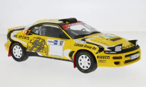 Toyota Celica GT 4 Turbo (ST 185), Rally Artic Lapland, 2024, #97, J.M.Latvalla/J.Hanninen, 1:18, IXO
