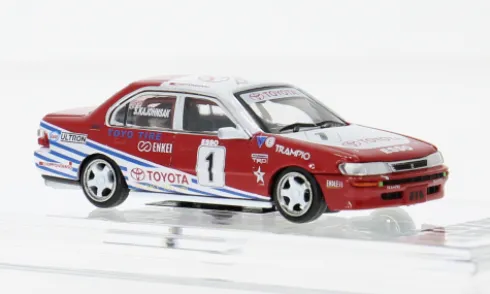 Toyota Corolla (AE100), Super Touring Championships, South East Asia Touring Car Zone Challenge, 1995, Totota Team Thailand, Esso, #1, K.Saksirivetkul, 1:64, BM Creations
