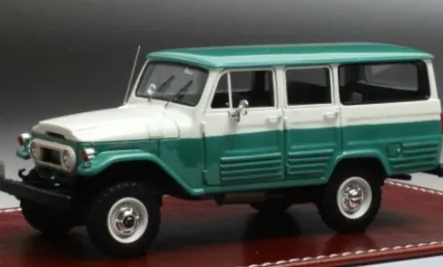 Toyota FJ45LV Land Cruiser, weiss/grün, 1963, 1:43, GIM - Great Iconic Models