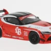 Toyota GR Supra, rot/weiss, 2025, 1:64, Mini GT