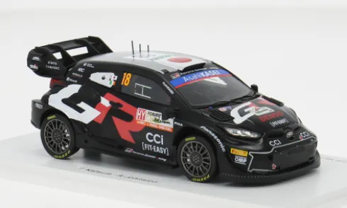 Toyota GR Yaris Rally1 Hybrid, Rally Japan, 2024, #18, T.Katsuta/A.Johnston, 1:43, Spark