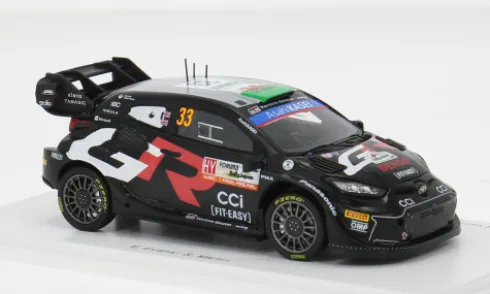 Toyota GR Yaris Rally1 Hybrid, Rally Japan, 2024, #33, E.Evans/S.Martin, 1:43, Spark