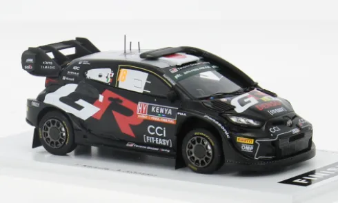 Toyota GR Yaris Rally1 Hybrid, Rallye WM, Safari Rallye, 2024, Toyota Gazoo Racing WRT, #18, T.Katsuta/A.Johnston, 1:43, Spark